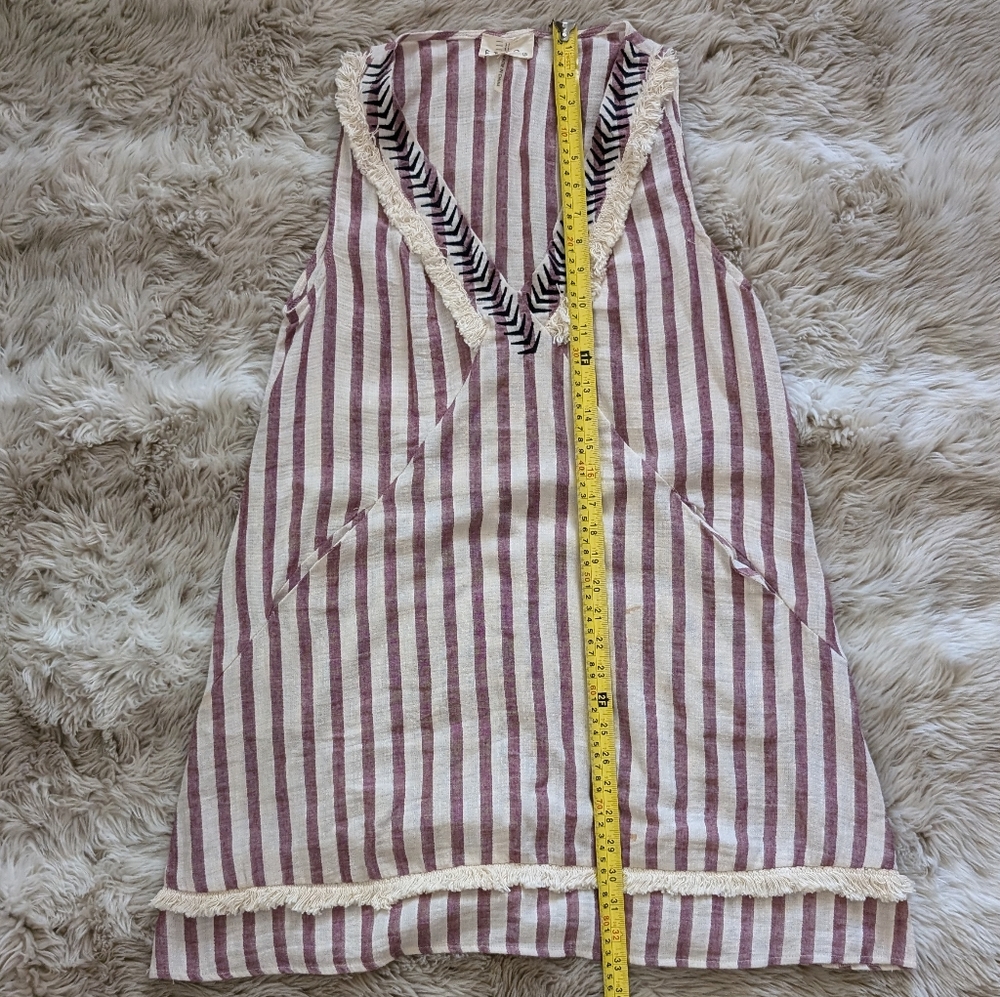 ETWO Striped fringe dress - Picture 7 of 9